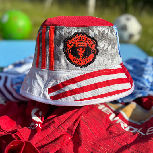 Manchester United bucket hat (Adult 62-63 cm) - made from real shirts