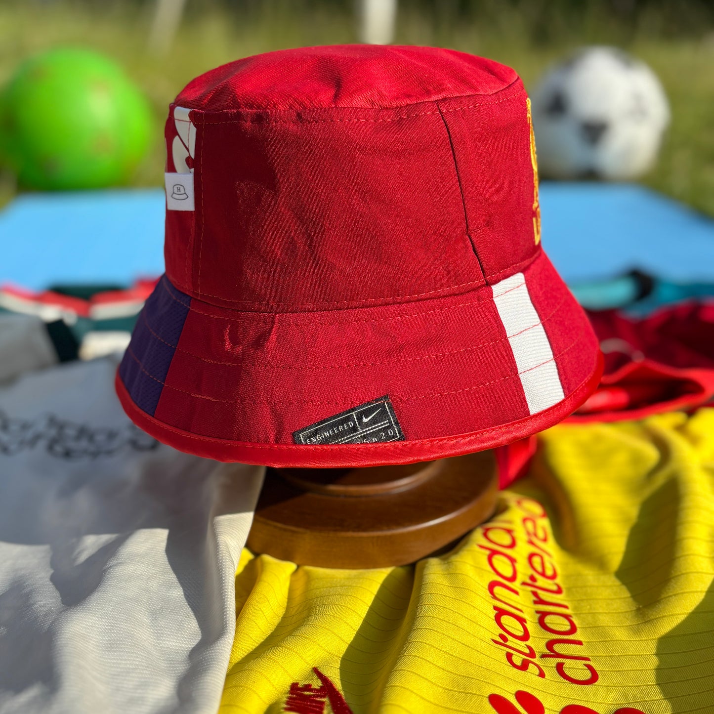 Liverpool bucket hat (adult 62-63 cm) - handmade from original shirts