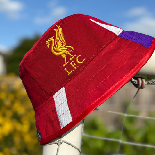 Liverpool bucket hat (adult 62-63 cm) - handmade from original shirts