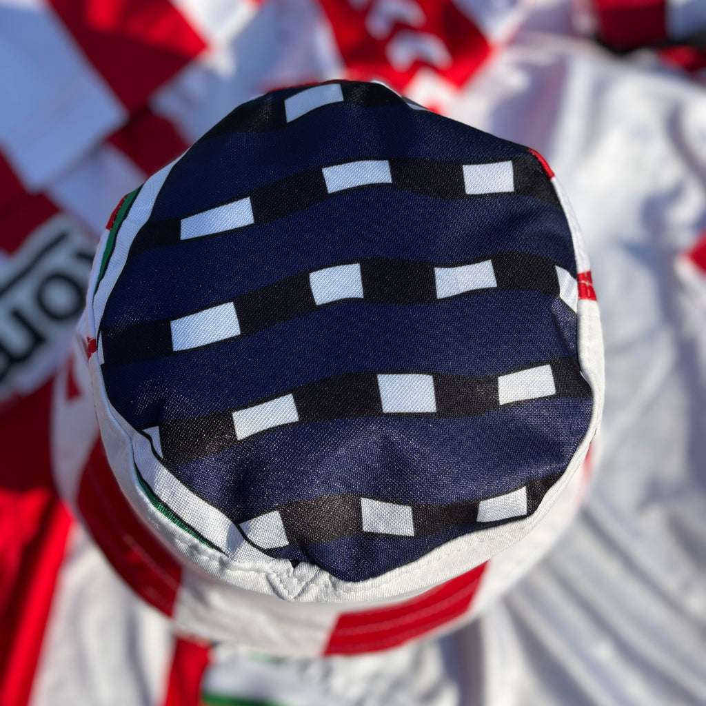 Sunderland bucket hat (adult 62-63cm) - handmade from original shirts