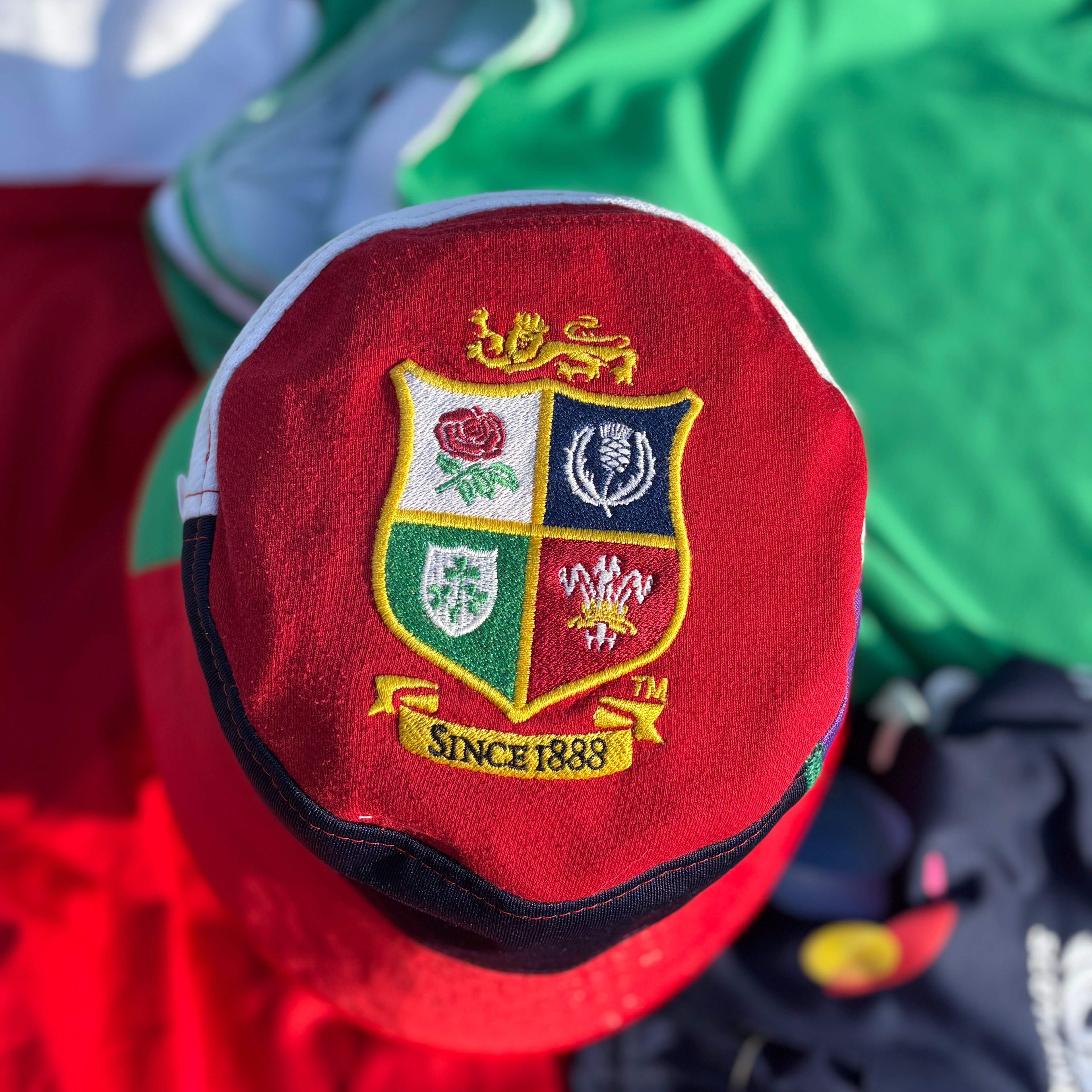 Britsh & Irish Lions bucket hat (adult 62-63cm) - handmade from original jerseys