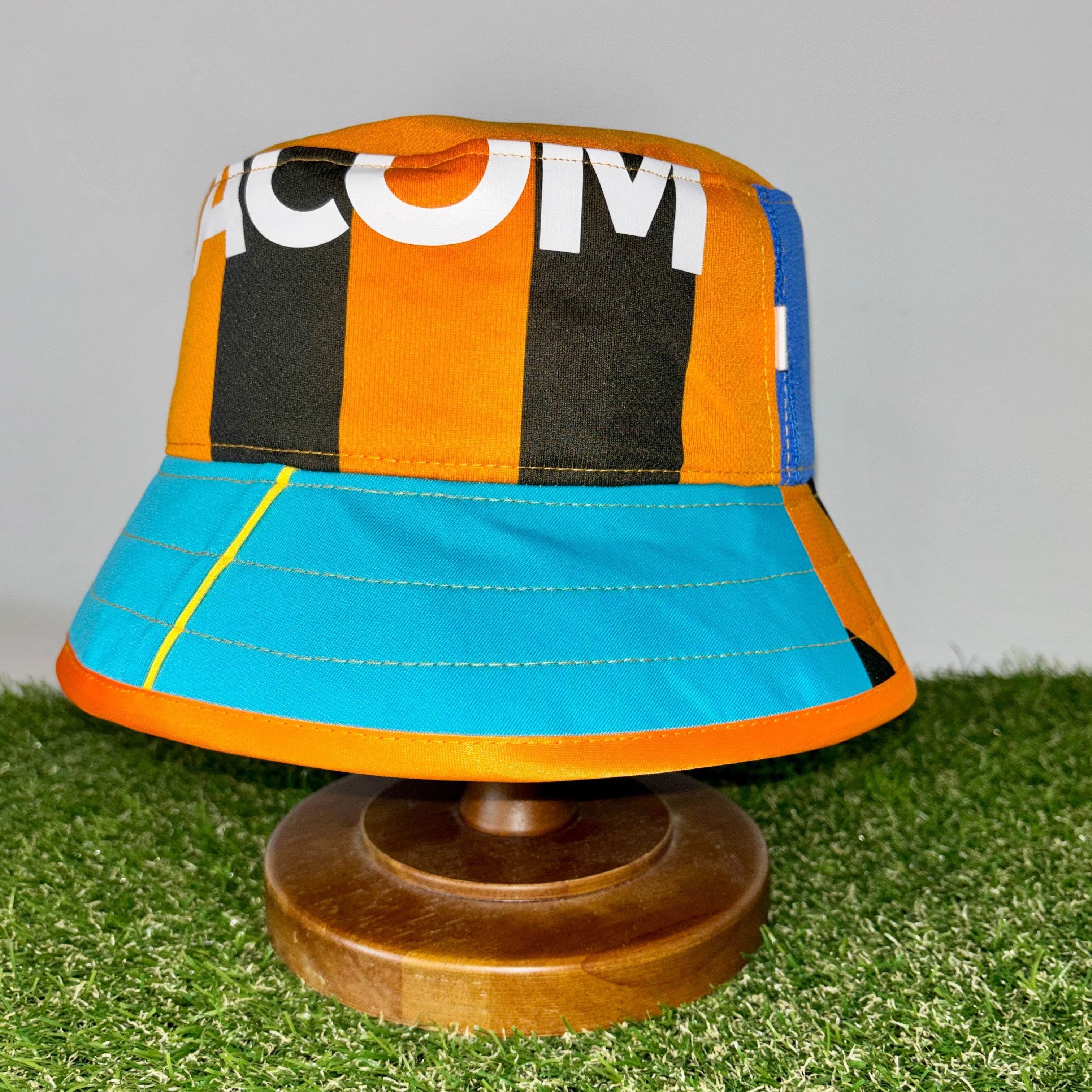 Hull City bucket hat (adult 62-63 cm) - handmade from replica shirts