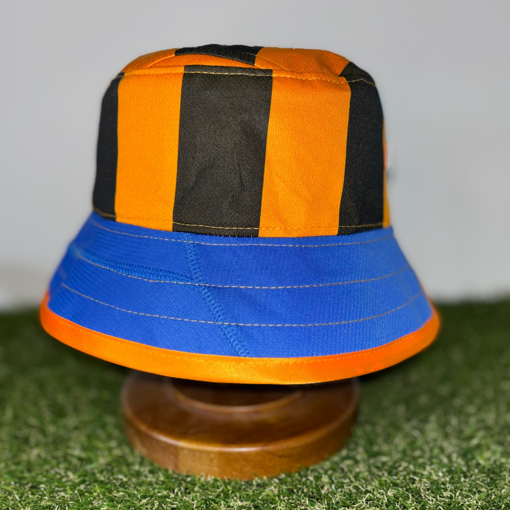 Hull City bucket hat (adult 62-63 cm) - handmade from replica shirts