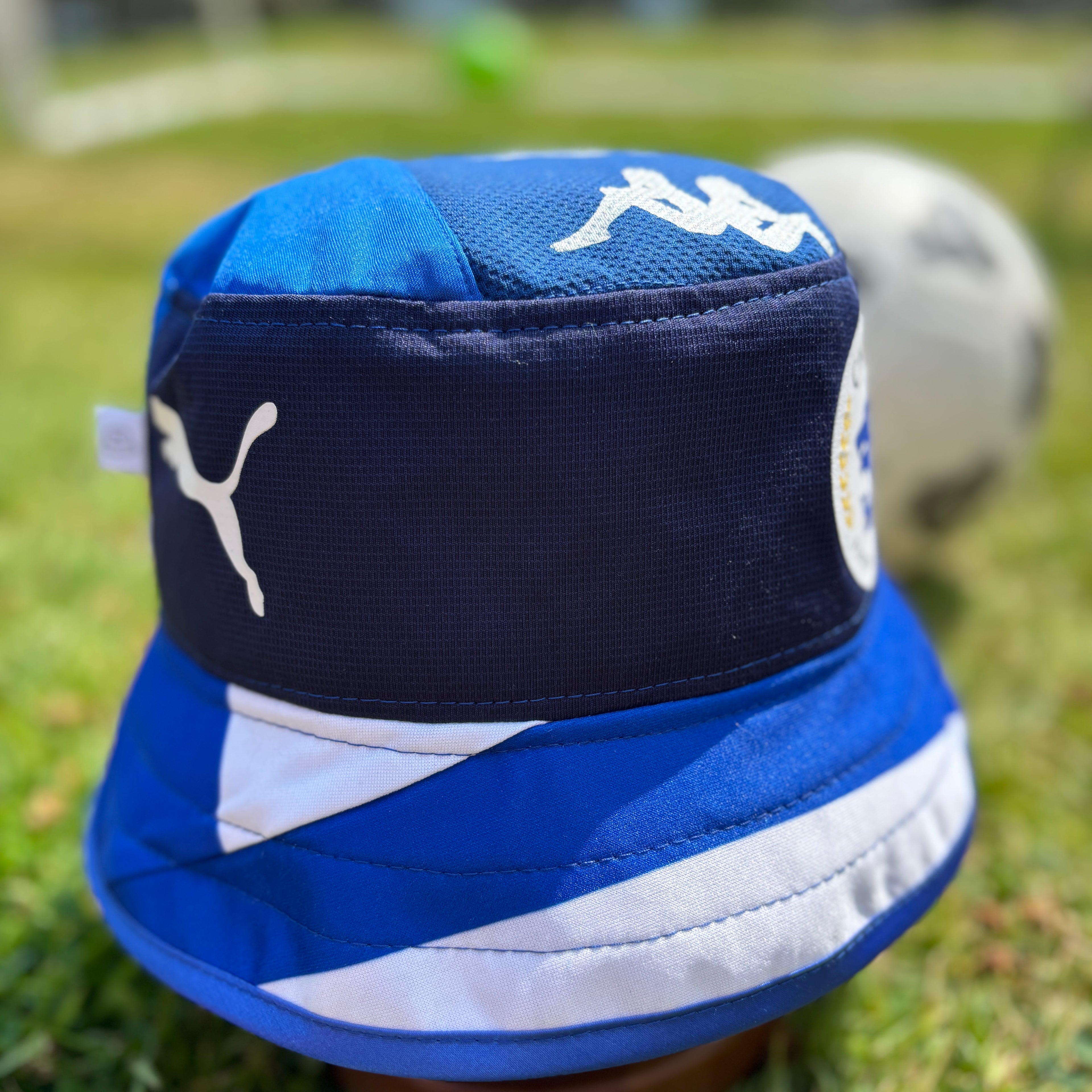Chester FC bucket hat (adult 62-63 cm) - handmade from original shirts
