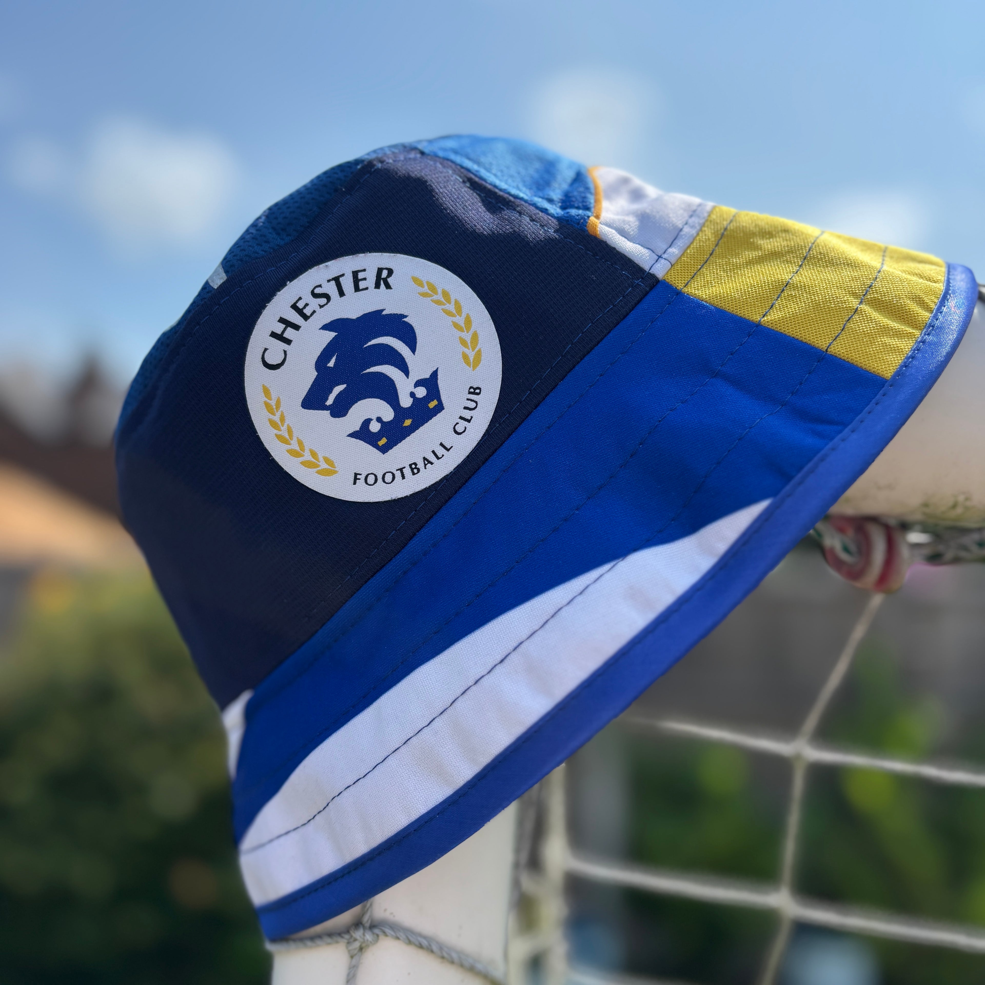 Chester FC bucket hat (adult 62-63 cm) - handmade from original shirts