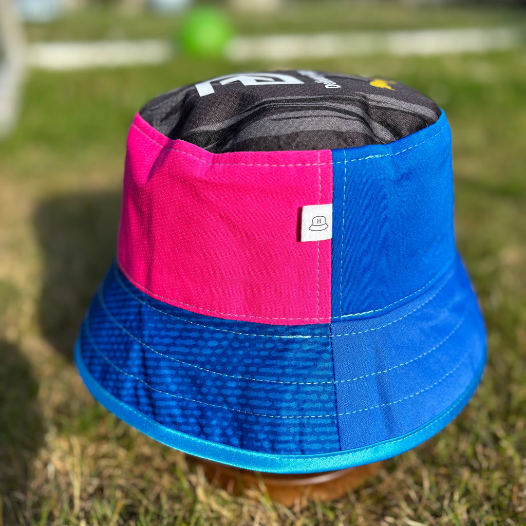 Stockport County bucket hat (adult 62-63 cm) - handmade from original shirts