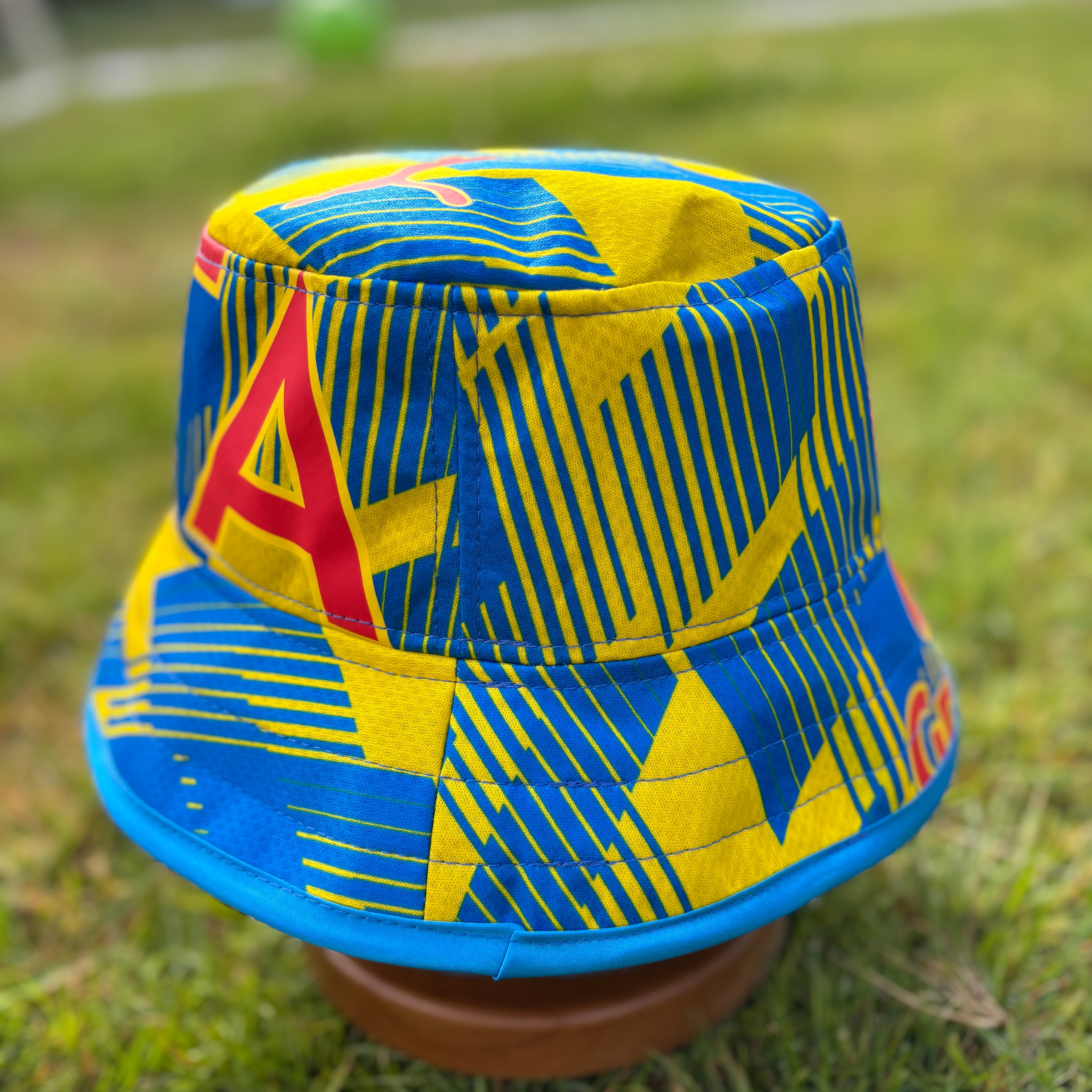 Stockport County bucket hat (adult 62-63 cm) - handmade from 24/25 Third Kit
