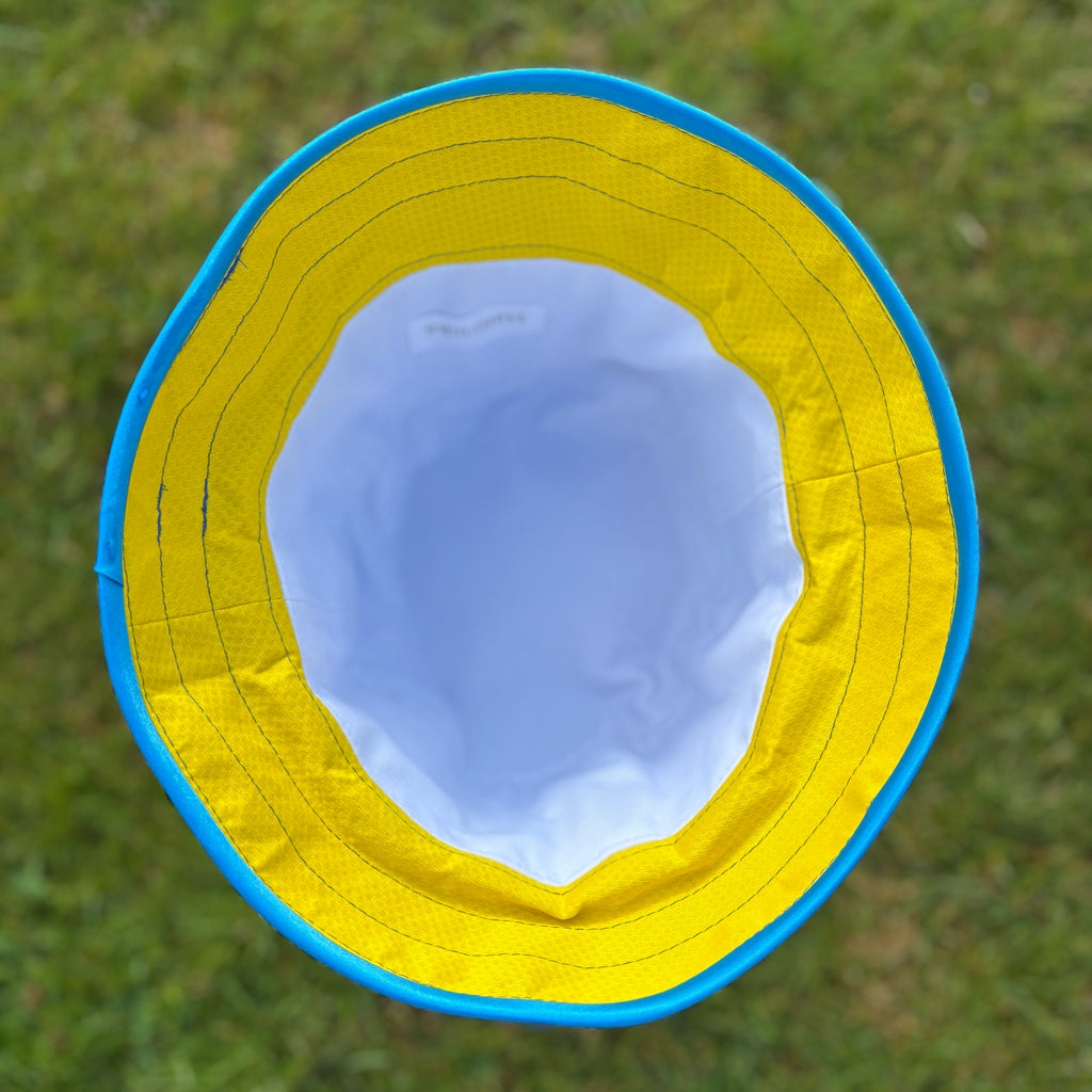 Stockport County bucket hat (adult 62-63 cm) - handmade from 24/25 Third Kit