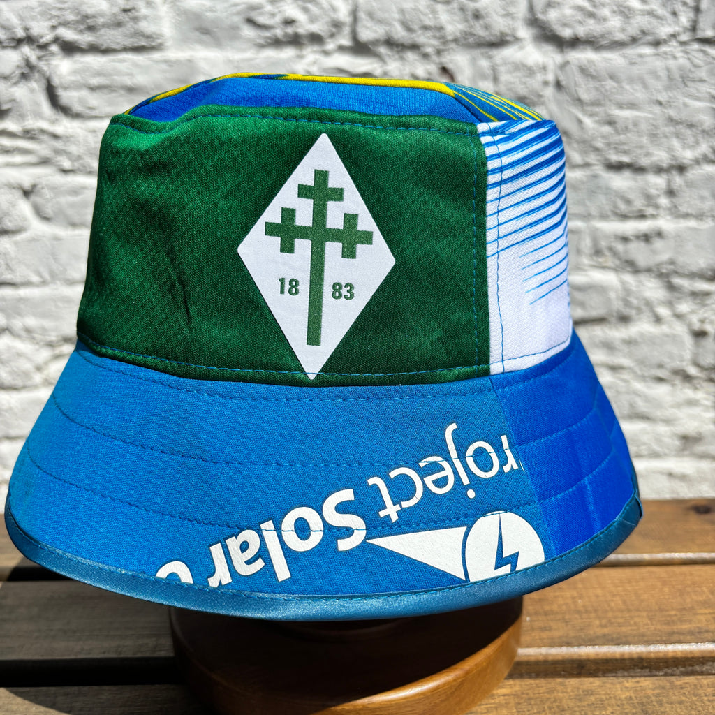 Stockport County bucket hat (adult 62-63 cm) - handmade from original shirts