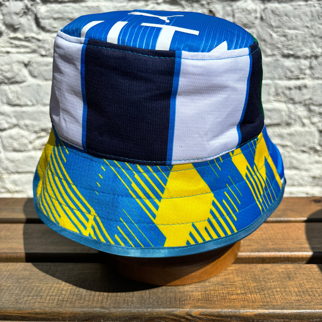 Stockport County bucket hat (adult 62-63 cm) - handmade from original shirts