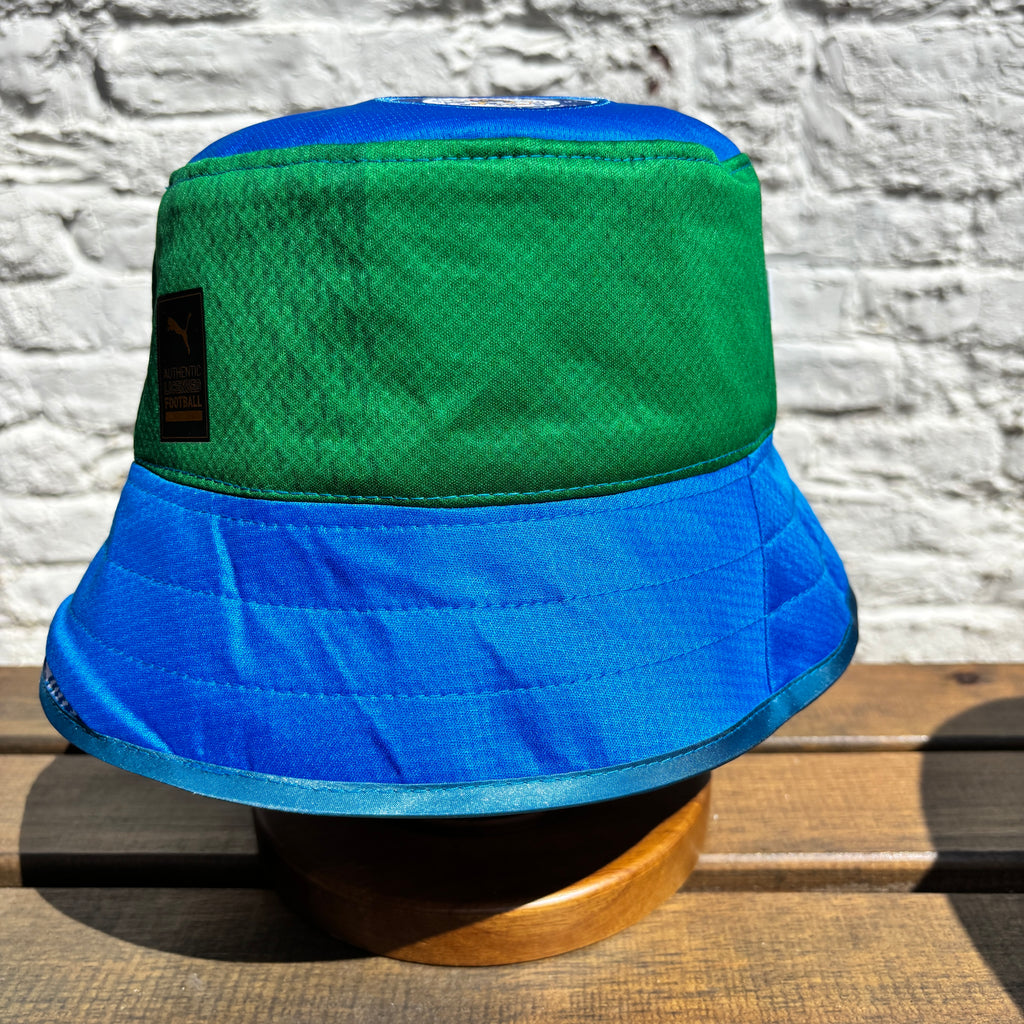 Stockport County bucket hat (adult 62-63 cm) - handmade from original shirts