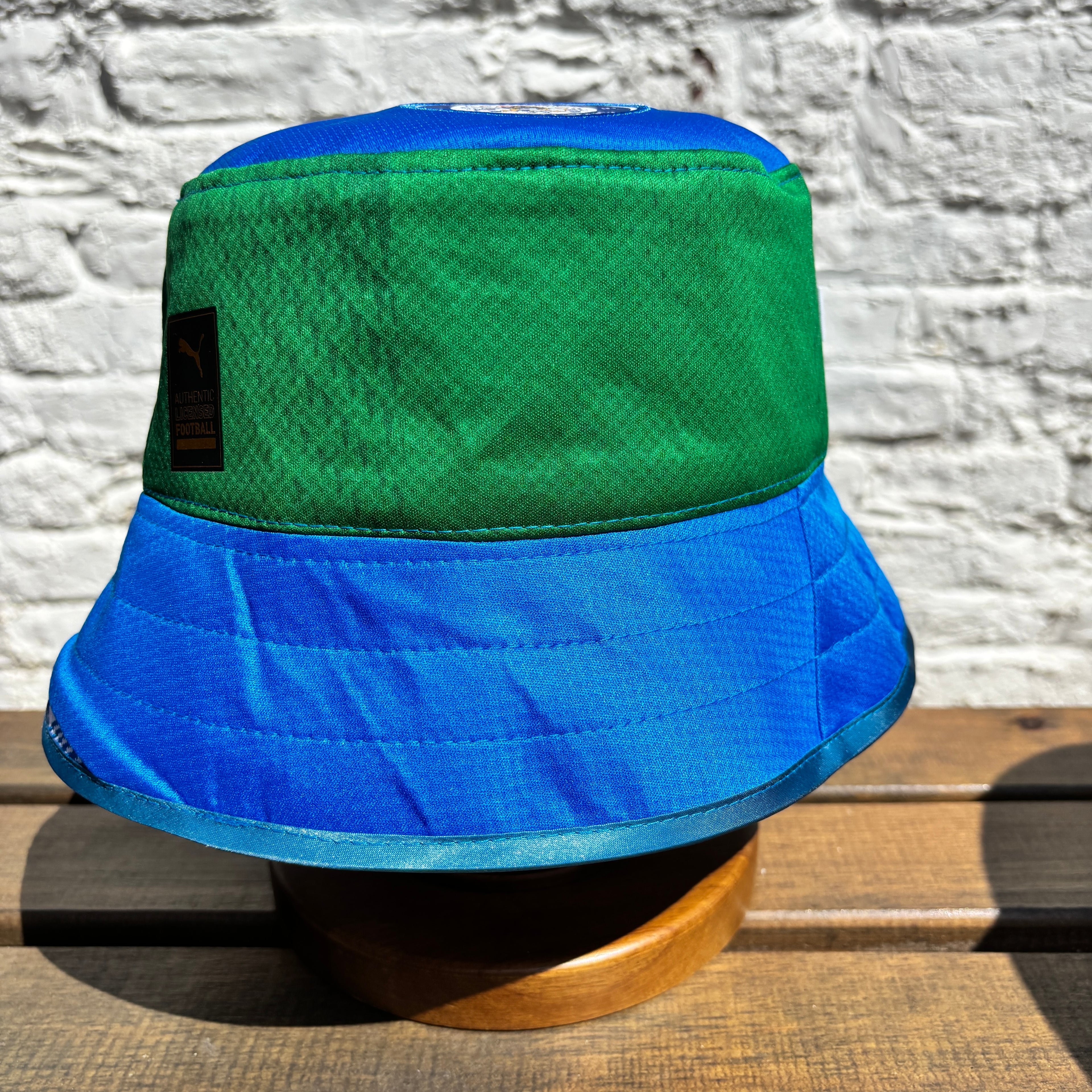 Stockport County bucket hat (adult 62-63 cm) - handmade from original shirts