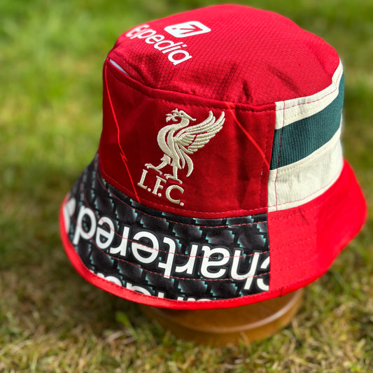 Liverpool bucket hat (youth/small adult 59-60 cm) - handmade from original shirts