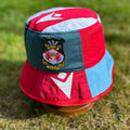 Wrexham bucket hat (adult 62-63 cm) - handmade from original shirts