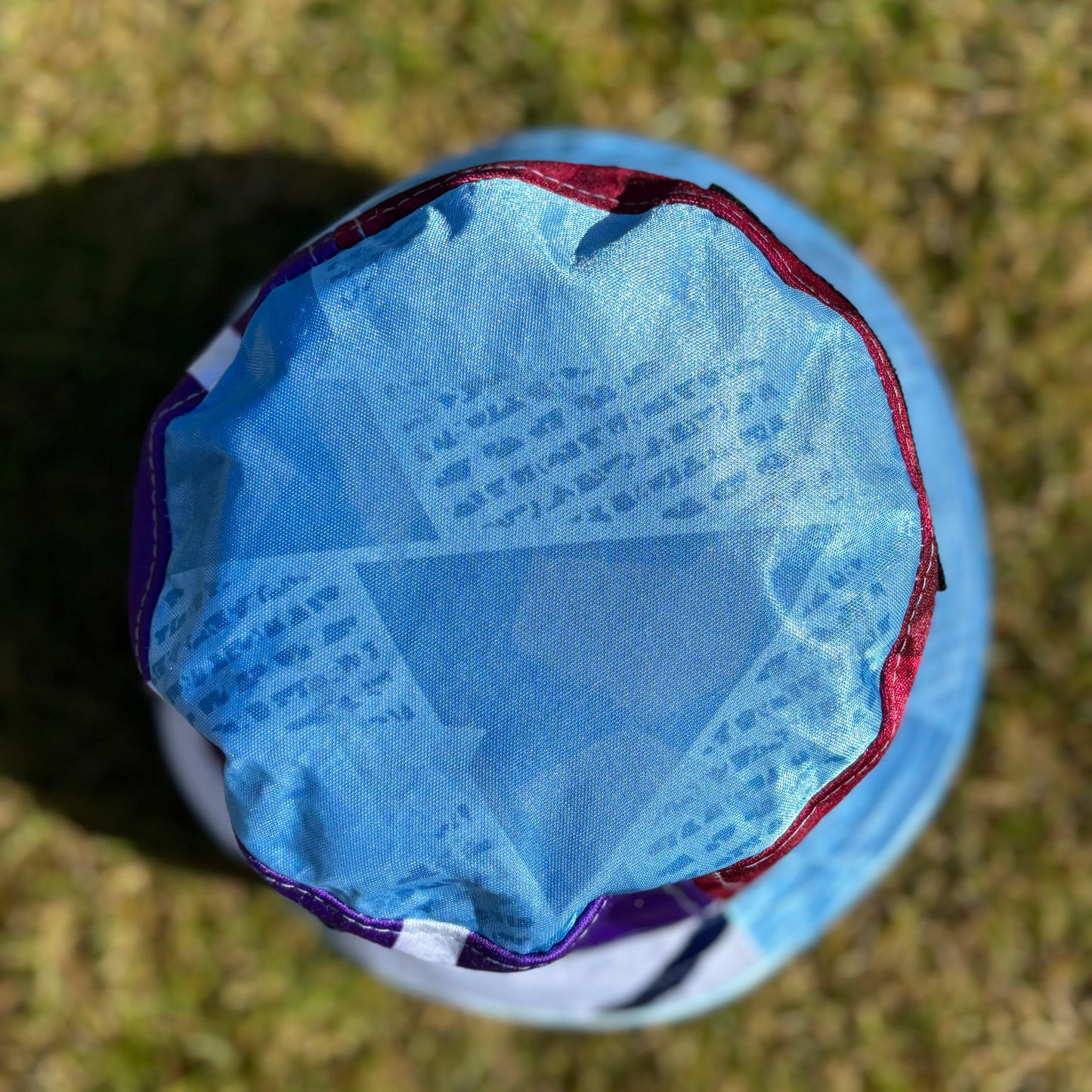 Oasis x Manchester City bucket hat (adult 62-63 cm) - handmade from retro shirts