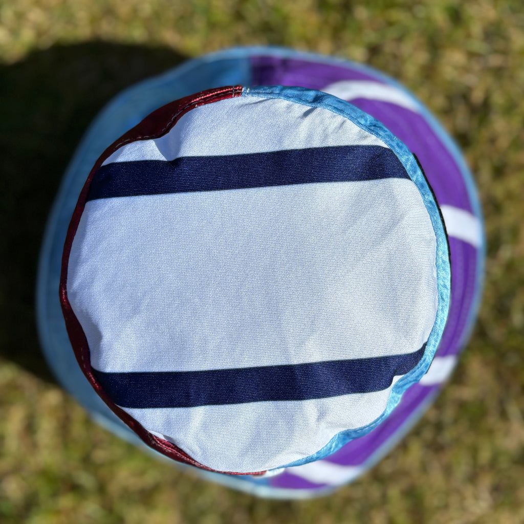 Oasis x Manchester City bucket hat (adult 62-63 cm) - handmade from retro shirts