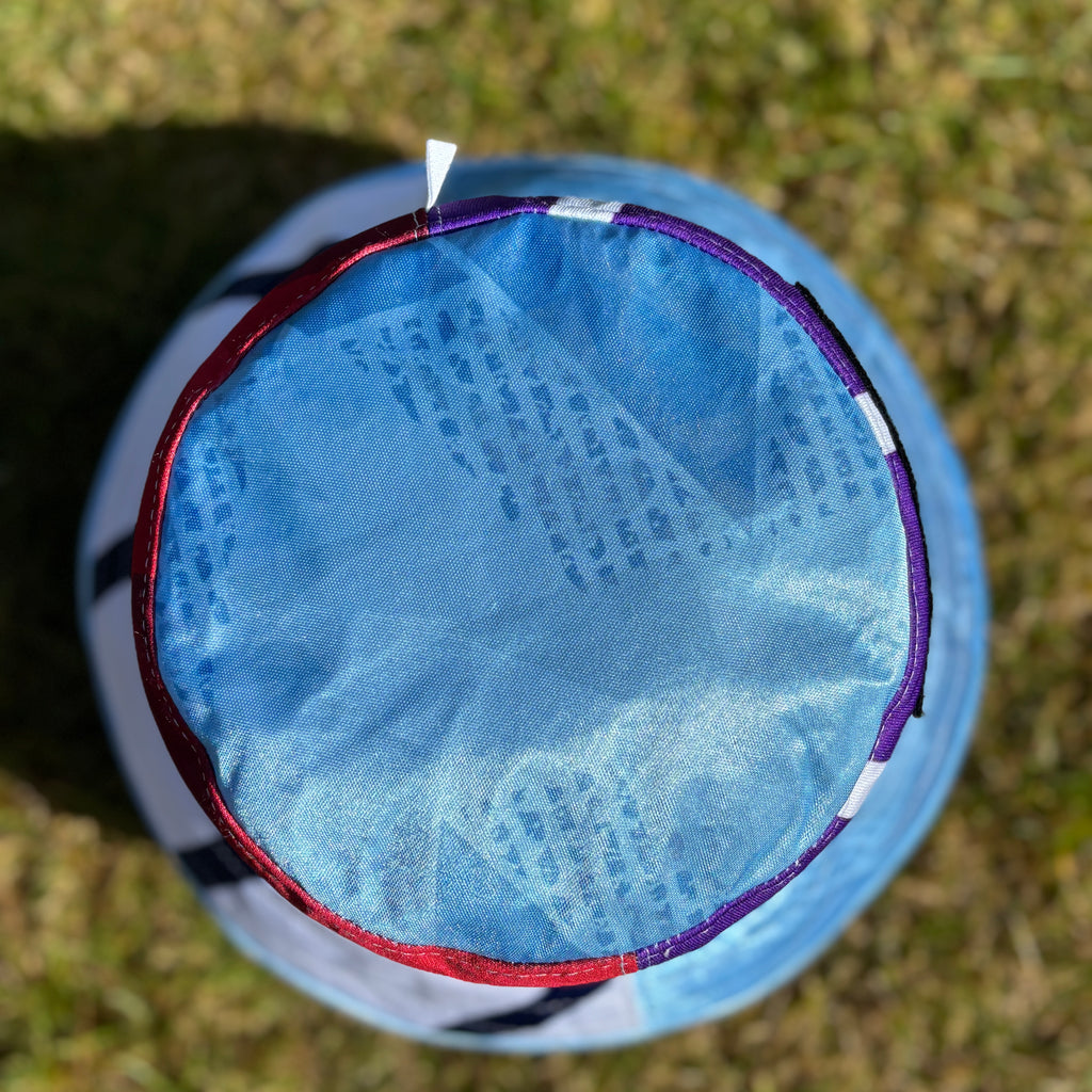 Oasis x Manchester City bucket hat (adult 62-63 cm) - handmade from retro shirts