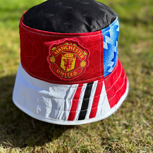 Manchester United bucket hat (Adult 62-63 cm) - made from real shirts