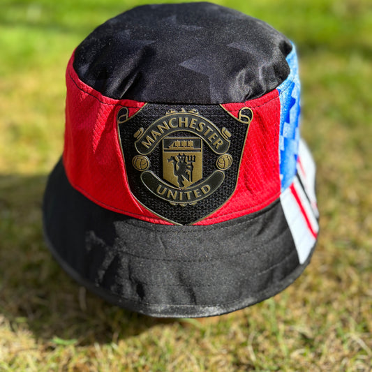 Manchester United bucket hat (Adult 62-63 cm) - made from real shirts
