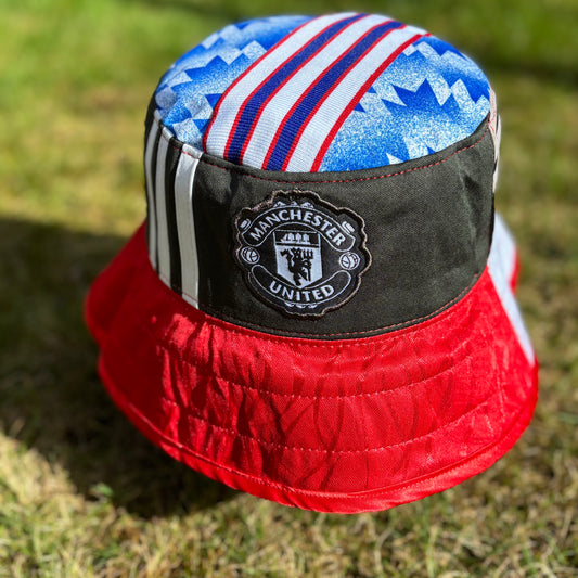 Manchester United bucket hat (Adult 62-63 cm) - made from real shirts