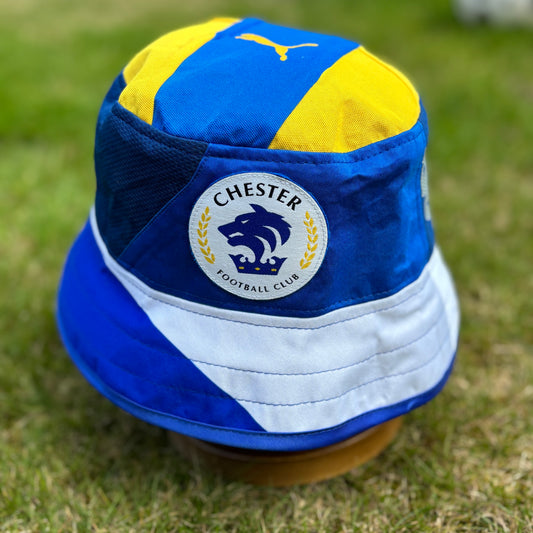 Chester FC bucket hat (adult 62-63 cm) - handmade from original shirts