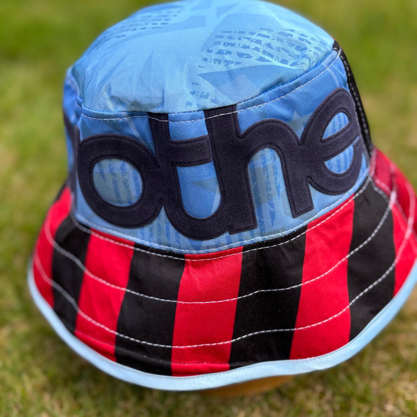 Manchester City retro bucket hat (Adult 62-63 cm) - made from real shirts