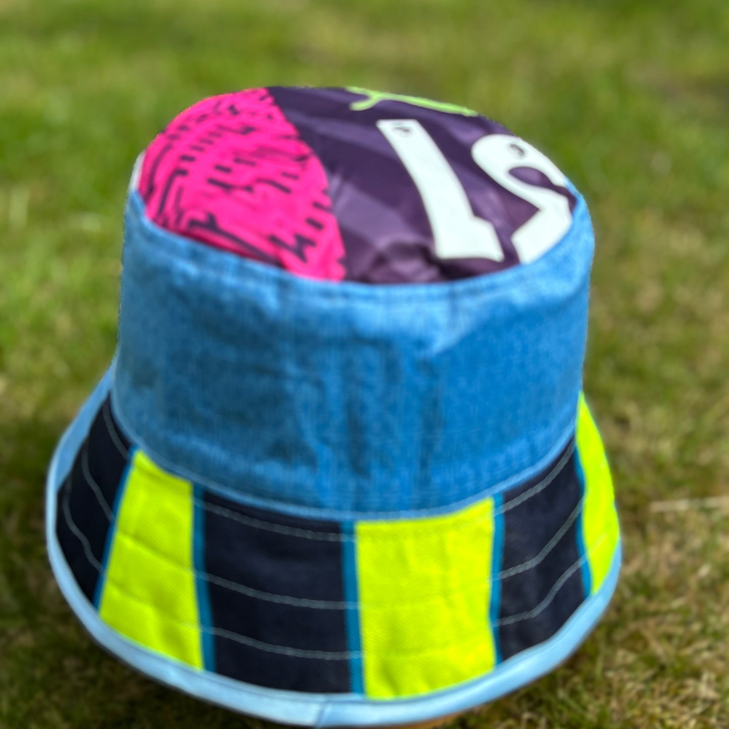 Manchester City bucket hat (Adult 62-63 cm) - made from real shirts