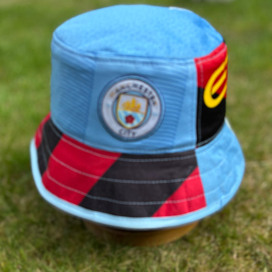 Manchester City bucket hat (Adult 62-63 cm) - made from real shirts