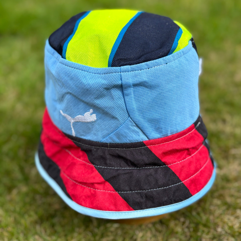 Manchester City bucket hat (Small adult/youth 59-60 cm) - made from real shirts