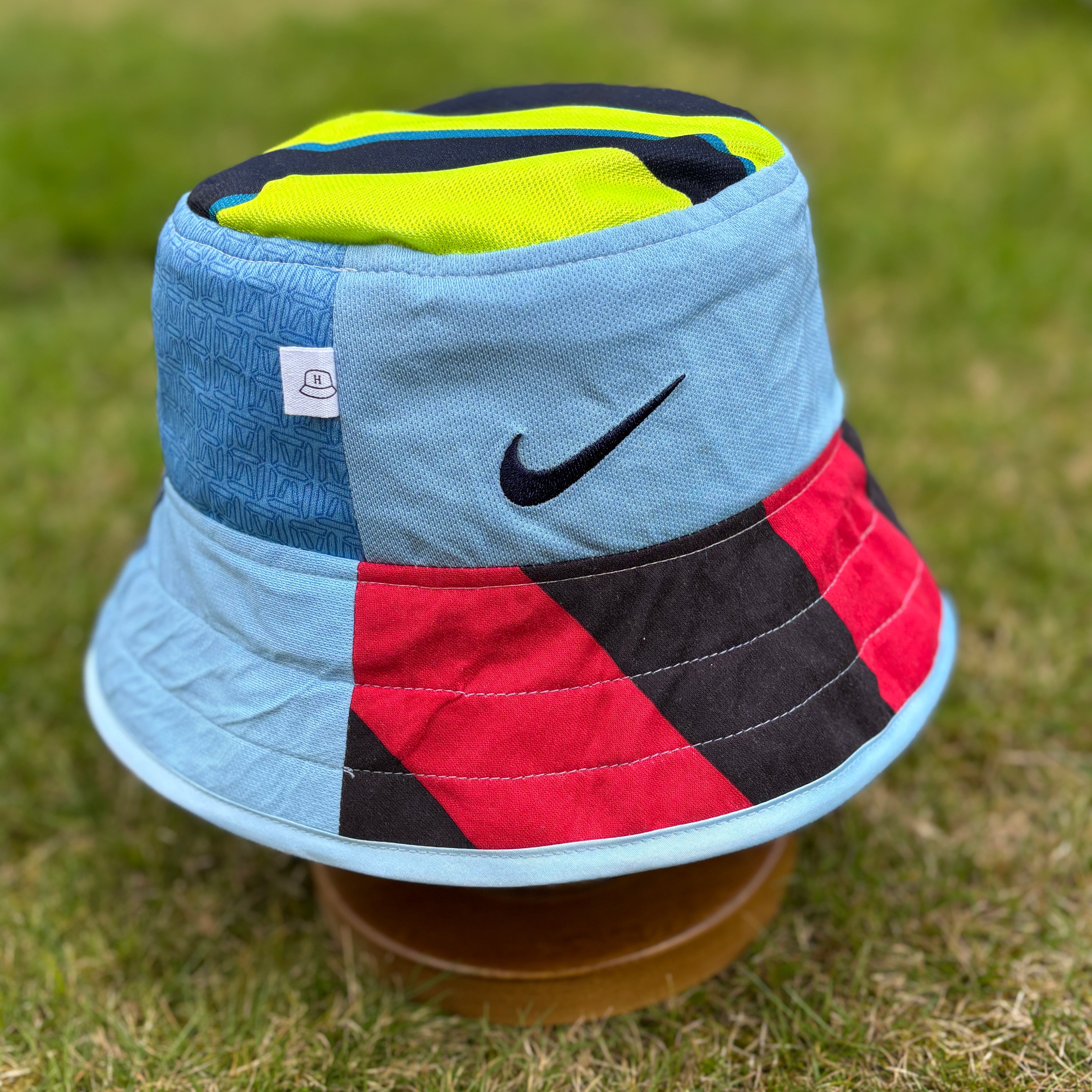 Manchester City bucket hat (Small adult/youth 59-60 cm) - made from real shirts
