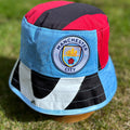 Manchester City bucket hat (Small adult/youth 59-60 cm) - made from real shirts