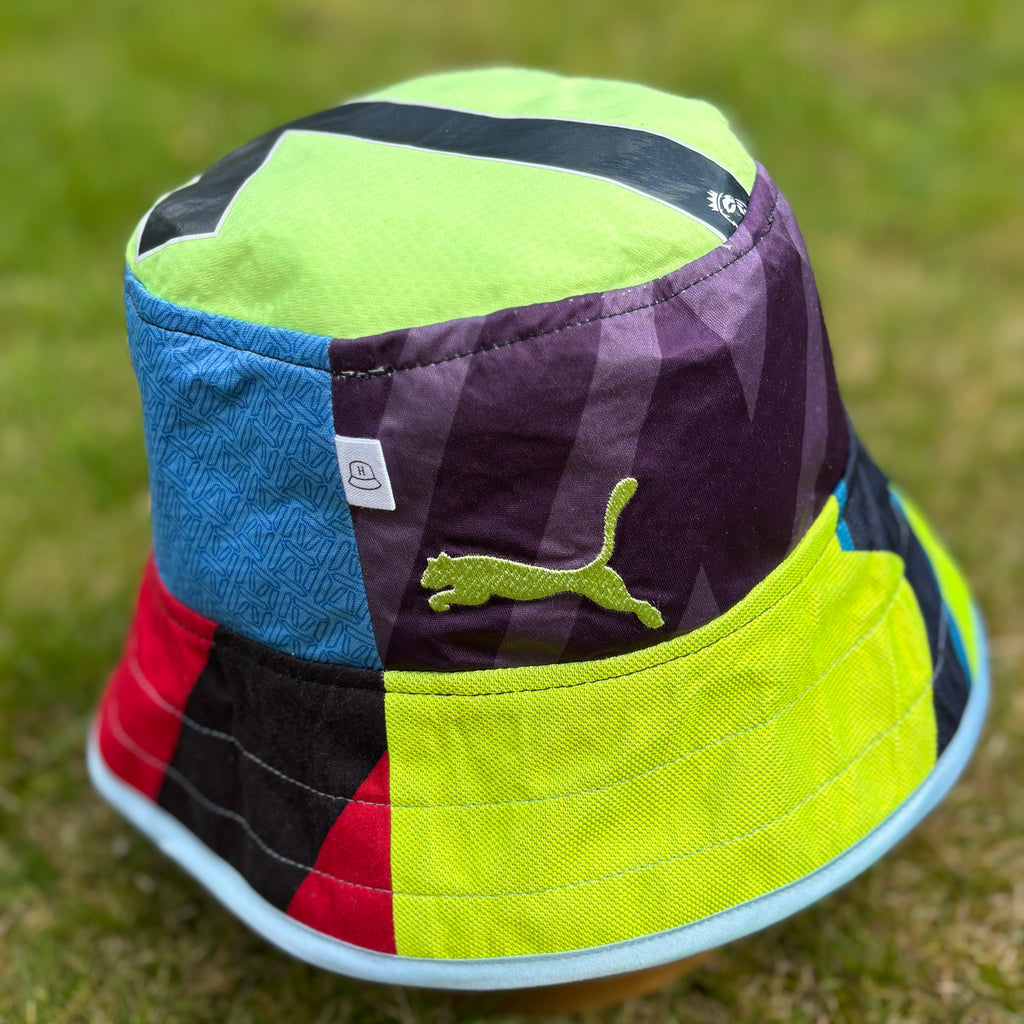 Manchester City bucket hat (Small adult/youth 59-60 cm) - made from real shirts