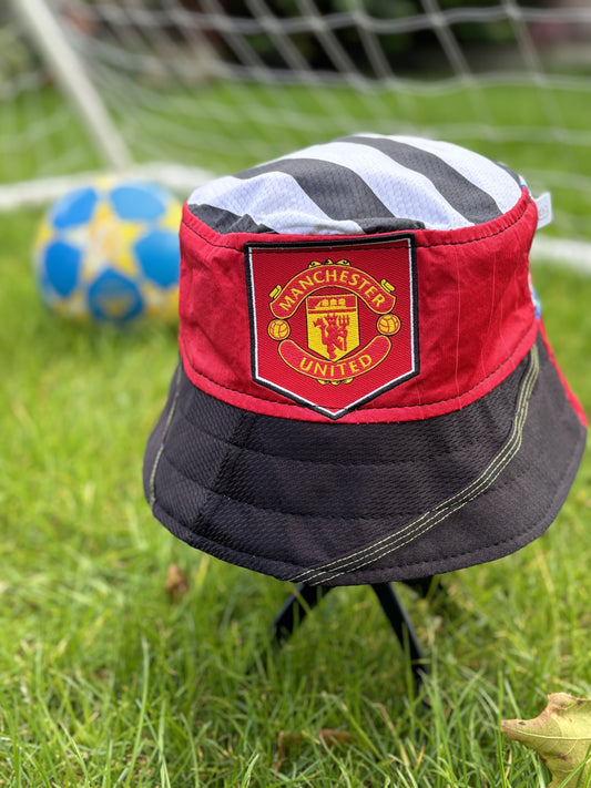 Manchester United bucket hat (Adult 64cm) - made from original shirts