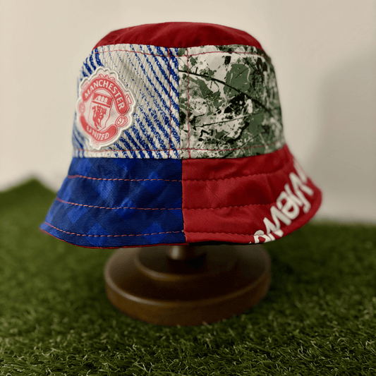 Manchester United bucket hat (Adult 62cm) - made from original shirts