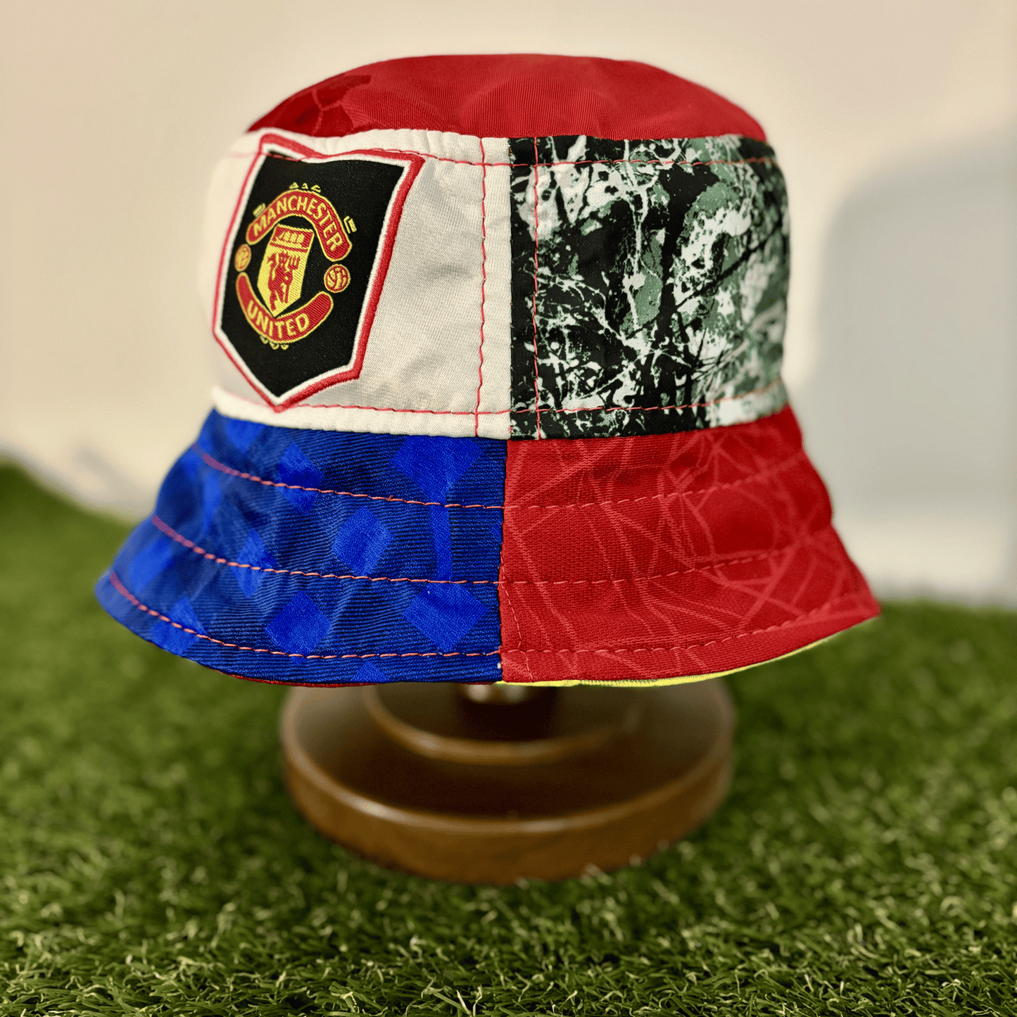 Manchester United bucket hat (Adult 62cm) - made from original shirts