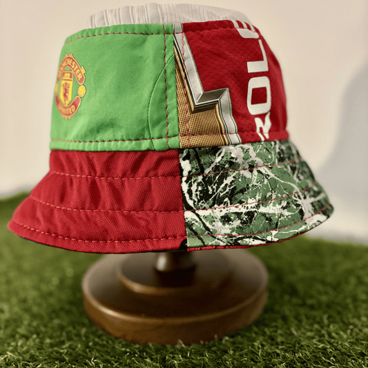 Manchester United bucket hat (Youth - 57-58 cm) - made from original shirts