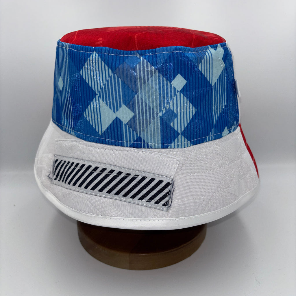 England bucket hat (adult 62-63 cm) - handmade from original shirts