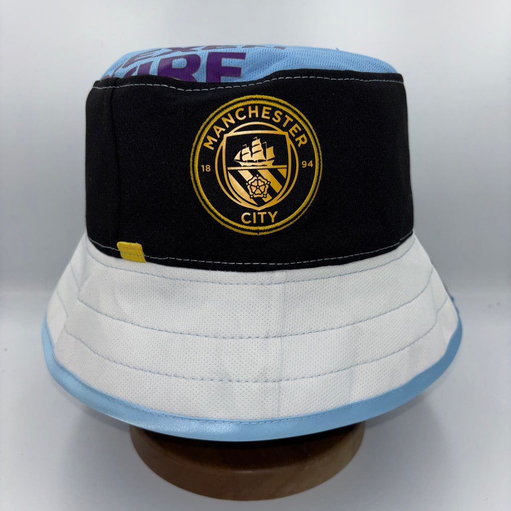 Manchester City bucket hat (Adult 62-63 cm) - made from real shirts