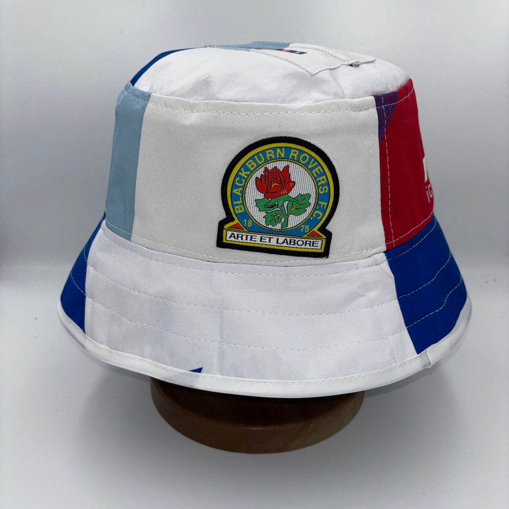 Blackburn Rovers bucket hat (adult 62-63 cm) - handmade from original shirts
