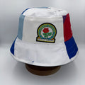 Blackburn Rovers bucket hat (adult 62-63 cm) - handmade from original shirts