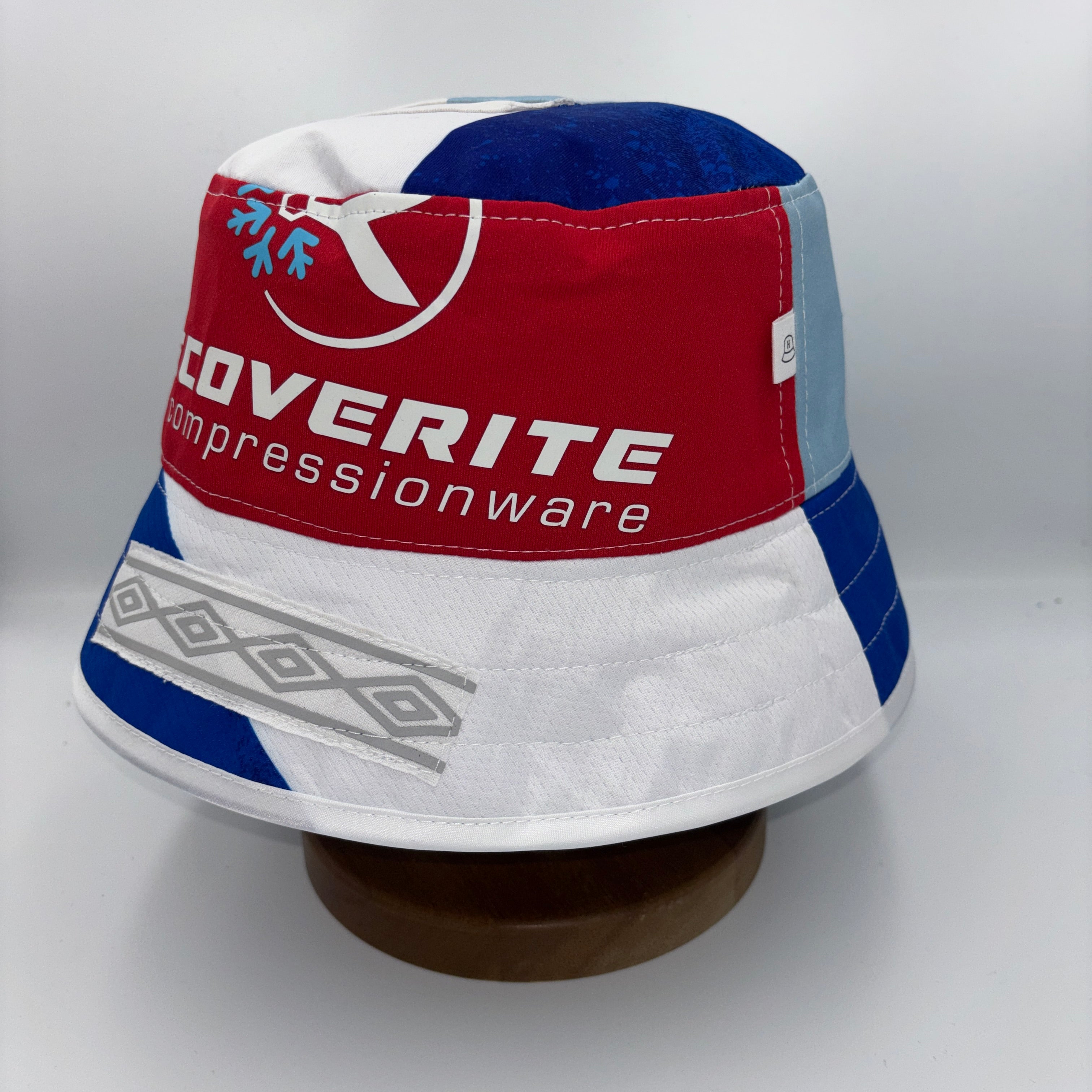 Blackburn Rovers bucket hat (adult 62-63 cm) - handmade from original shirts