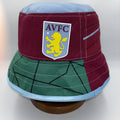 Aston Villa bucket hat (adult 62-63 cm) - handmade from original shirts