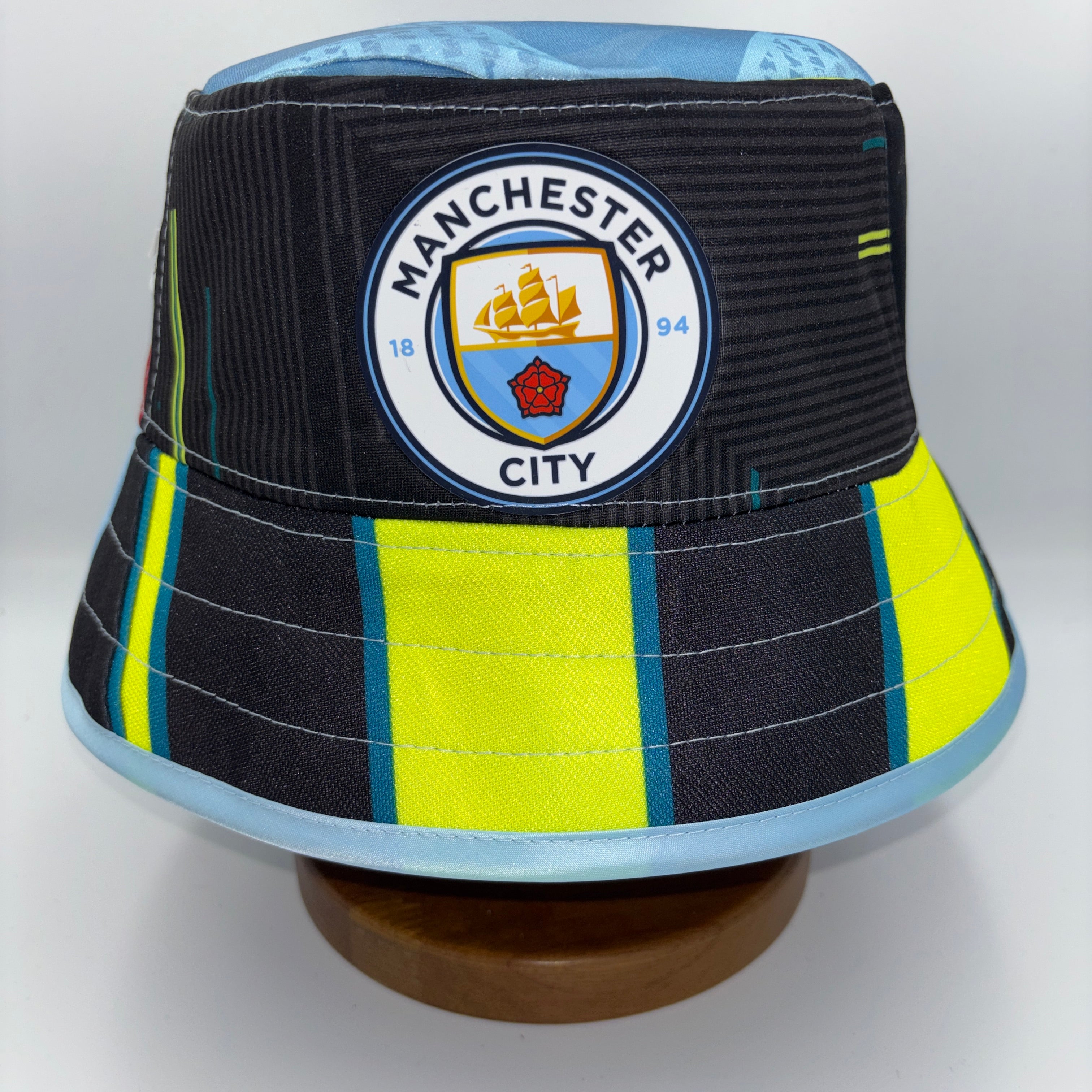 Manchester City bucket hat (Adult 62-63 cm) - made from real shirts