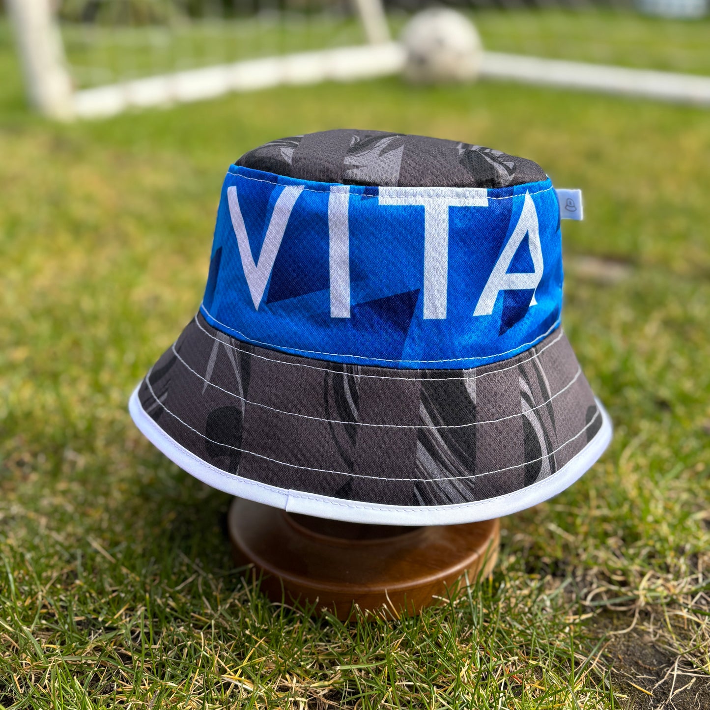 Stockport County bucket hat (adult 62-63 cm) - handmade from original shirts