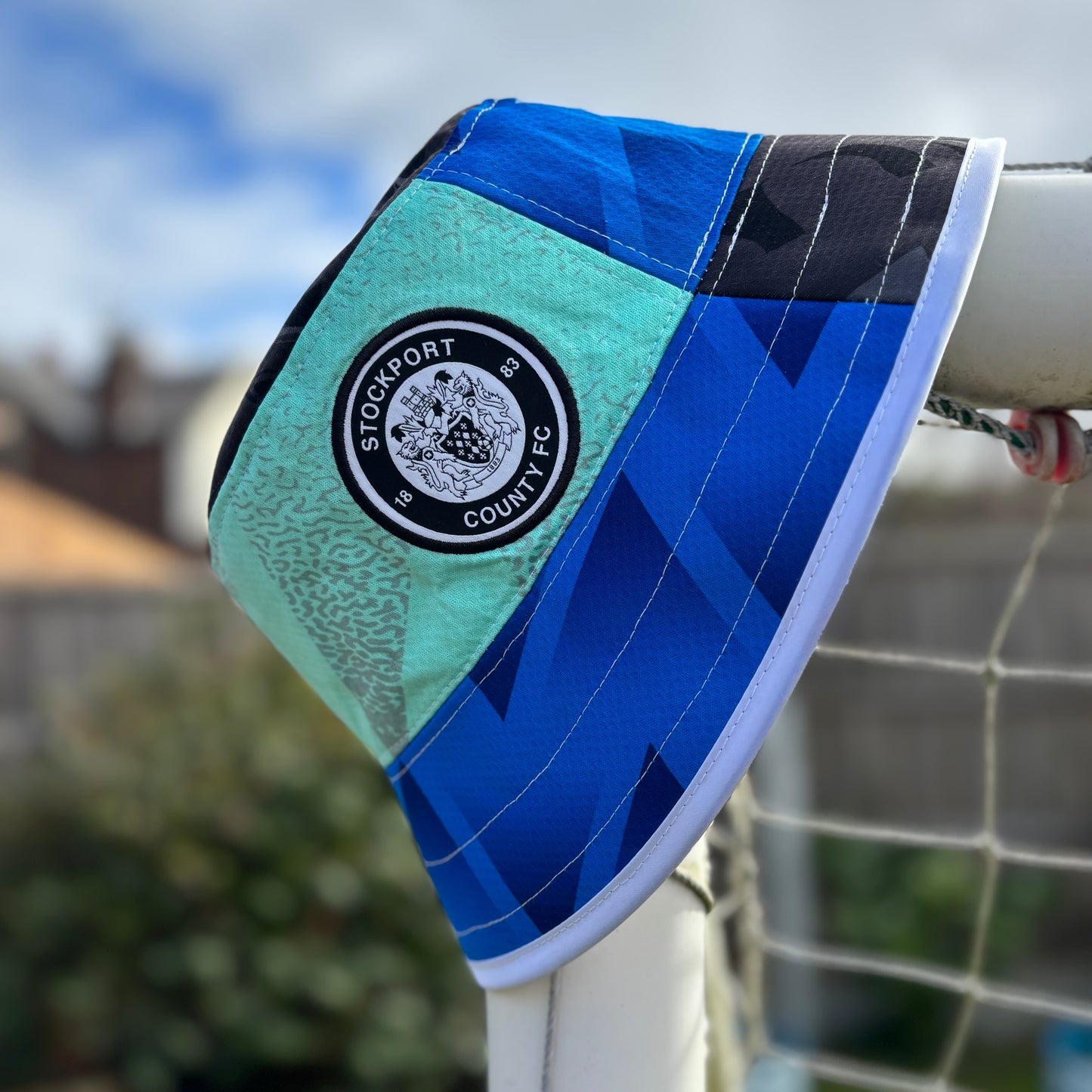 Stockport County bucket hat (adult 62-63 cm) - handmade from original shirts