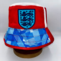 England bucket hat (adult 62-63 cm) - handmade from original shirts
