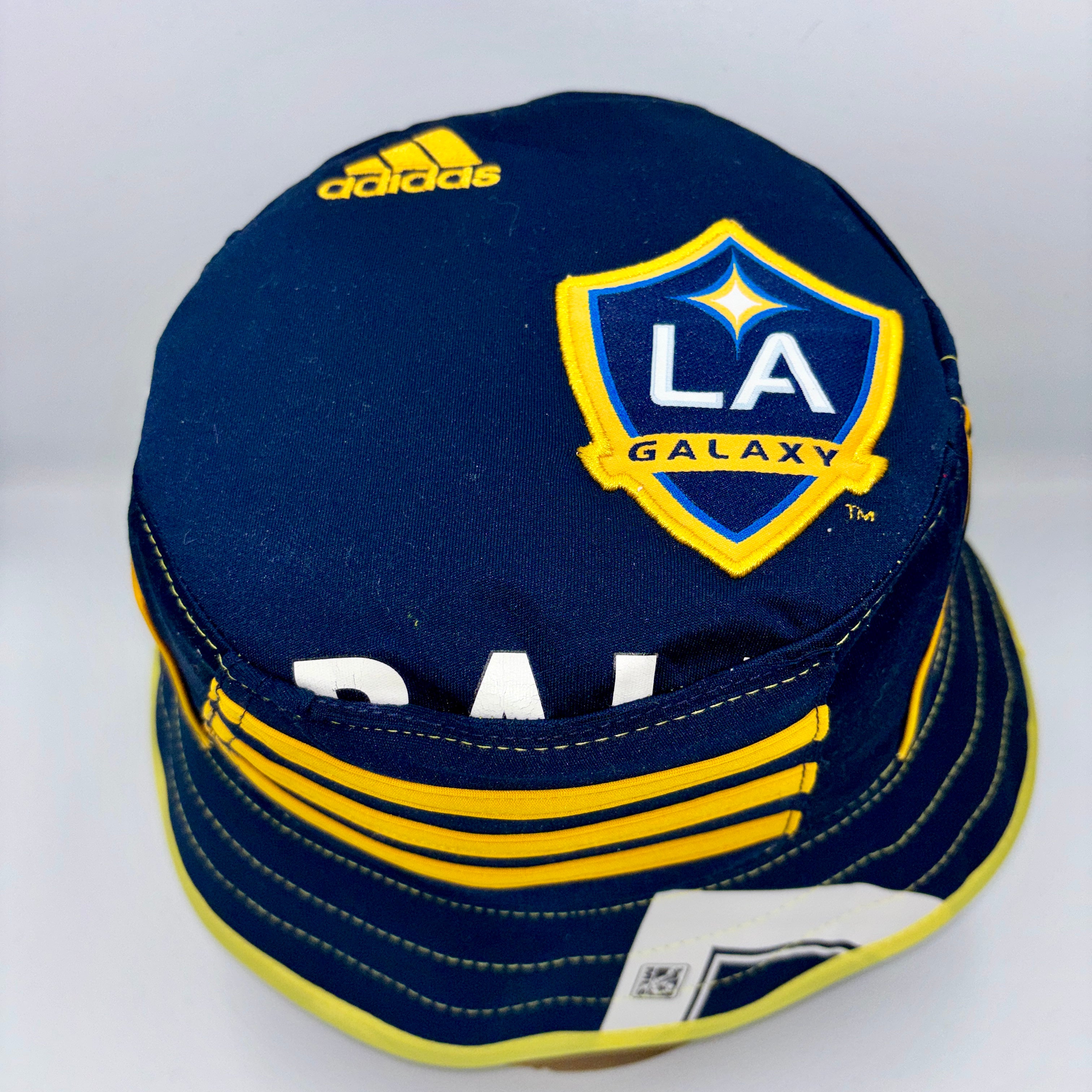David Beckham x LA Galaxy bucket hat (adult 62-63cm) - handmade from original shirt