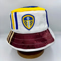 Leeds United bucket hat (adult 62-63cm) - handmade from original shirts