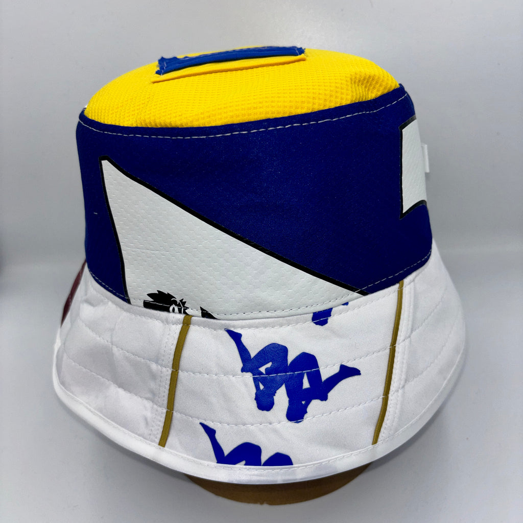 Leeds United bucket hat (adult 62-63cm) - handmade from original shirts