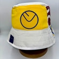 Leeds United bucket hat (adult 62-63cm) - handmade from original shirts